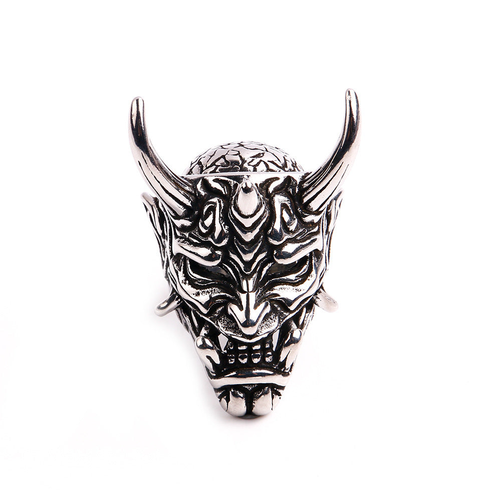 Wholesale Ghost Mask Open Alloy Ring